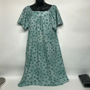 Vintage house dress moo moo one pocket